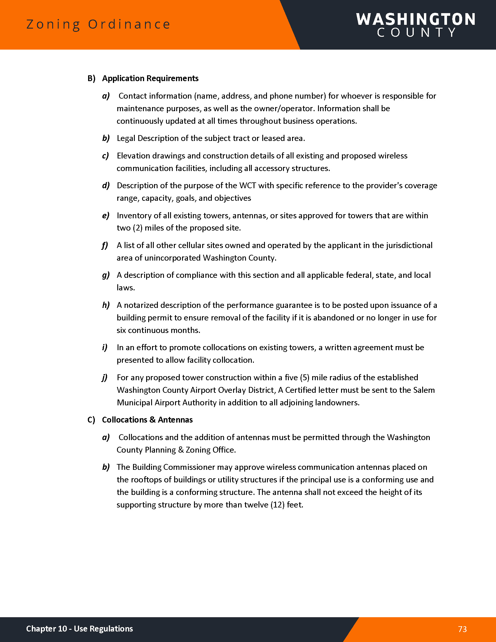 Washington County Zoning Ordinance1 12 25 Page 078